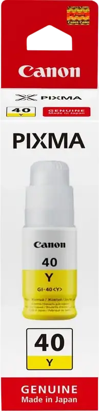 Canon GI-40 Yellow Ink Bottle, 70ml Dye-based Ink for PIXMA G6040 G5040 GM2040 G7040 GM4040 Printers, High Yield 7700 Pages