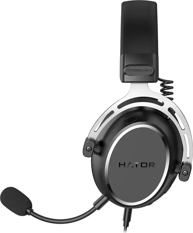 Căști gaming HATOR Hypergang 3, Cu fir, Negru