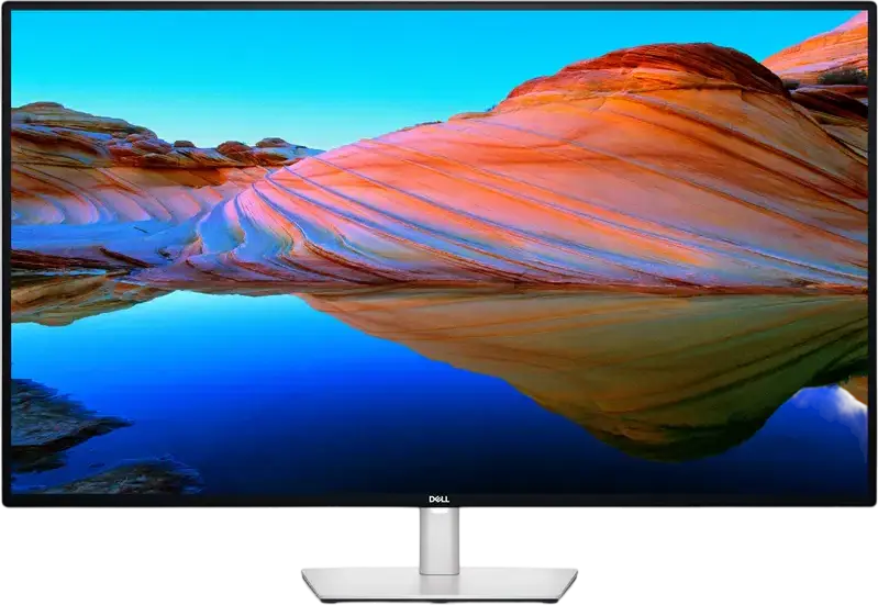 Monitor Dell UltraSharp U4323QE 43 inch 4K UHD IPS, 3840x2160, Hub USB-C, Power Delivery 90W, Switch KVM, PbP/PiP, Anti-reflexie, 76Hz, Negru/Argintiu
