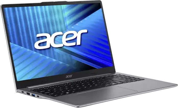 Ноутбук Acer Extensa 15 EXO15-41, 15.6" FHD IPS Anti-glare, AMD Ryzen 5, 16GB DDR4, 512GB SSD NVMe, Wi-Fi 6, Linux eShell, Lunar Grey, Алюминий