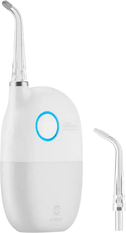 Oclean AirPump A10 Portable Oral Irrigator Water Flosser, Dual Air and Water Technology, 3 Intensity Modes, Long Battery Life up to 40 Days, Grey