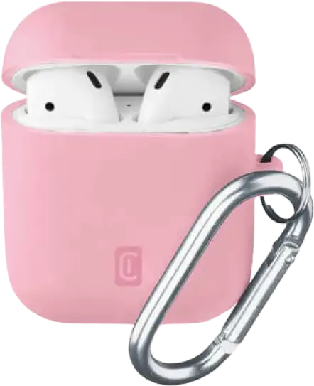 Husă pentru Airpods Cellularline Bounce - AirPods 1 & 2, Roz