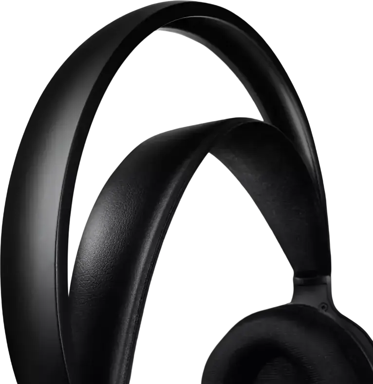 Philips SHC5200/10 Wireless Hi-Fi Over-Ear Headphones, Closed-Back Dynamic 32mm Drivers, FM Transmitter Base, 100m Range, 14h Battery Life, Black