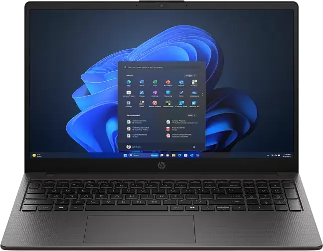 Laptop Business 15,6" HP 255R G10, Dark Ash Silver, AMD Ryzen 5 7535U, 16GB/512GB, FreeDOS