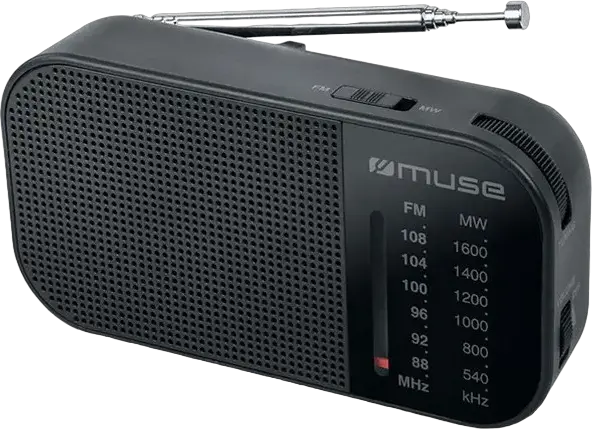 Radio portabil MUSE M-025 R, Negru