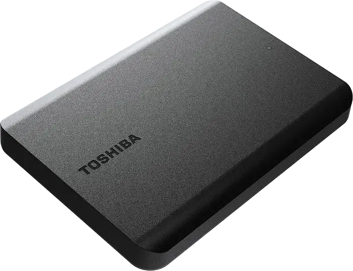 HDD portabil extern Toshiba Canvio Basics, 4 TB, Negru (HDTB540EK3CA)