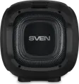 SVEN PS-860 Portable Party Speaker, 100W RMS 2.1 CH, Bluetooth 5.0, NFC, TWS, RGB Lighting, 5400mAh Battery, FM Radio, Mic Inputs with Echo, Black