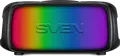 SVEN PS-860 Portable Party Speaker, 100W RMS 2.1 CH, Bluetooth 5.0, NFC, TWS, RGB Lighting, 5400mAh Battery, FM Radio, Mic Inputs with Echo, Black