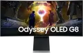 Samsung Odyssey OLED G8 S34DG852 34" Ultra WQHD Gaming Monitor, 175Hz, 0.03ms GtG, 1800R Curved, AMD FreeSync Premium Pro, Smart TV Apps, Silver