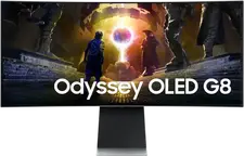 34" Monitor Gaming Samsung S34DG852, OLED 3440x1440 WQHD, Argintiu