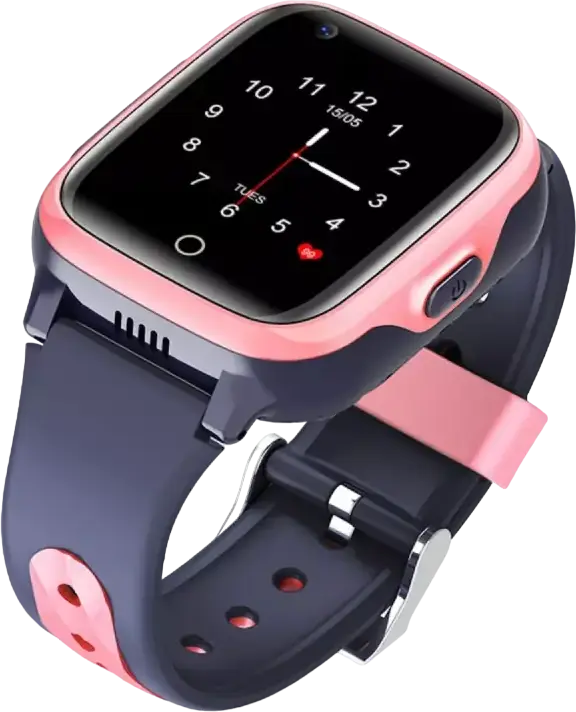 Ceas Inteligent pentru Copii Wonlex KT15 4G LTE Android, Ecran Tactil IPS 1.4 inch, Localizare GPS LBS WiFi, Memorie 4GB, Rezistenta IP67, Roz