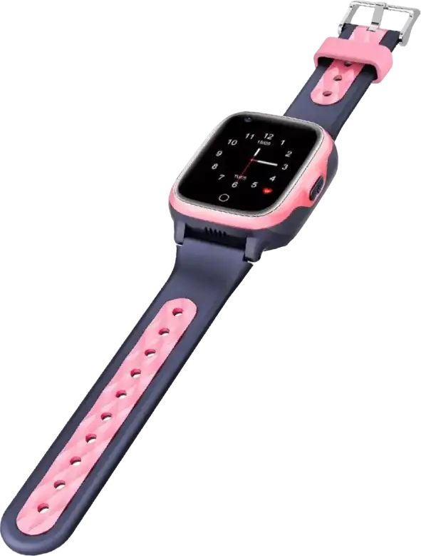 Ceas Inteligent pentru Copii Wonlex KT15 4G LTE Android, Ecran Tactil IPS 1.4 inch, Localizare GPS LBS WiFi, Memorie 4GB, Rezistenta IP67, Roz