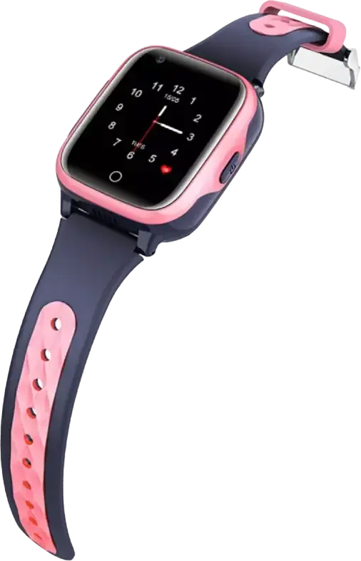Ceas Inteligent pentru Copii Wonlex KT15 4G LTE Android, Ecran Tactil IPS 1.4 inch, Localizare GPS LBS WiFi, Memorie 4GB, Rezistenta IP67, Roz