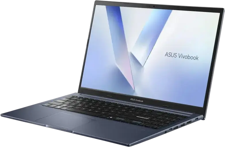 Ноутбук ASUS Vivobook 15 M1502NAQ, 15.6" FHD IPS, AMD Ryzen 7 170, 16ГБ DDR5 RAM, 512ГБ PCIe NVMe SSD, Графика Radeon 680M, Wi-Fi 6, Quiet Blue