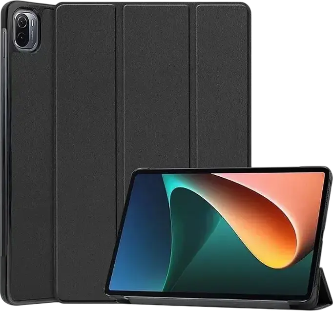Book Case for Xiaomi Pad 6, 11-inch Tablet Protective Foldable Cover, Shock Resistant PU Leather and Microfiber Shell