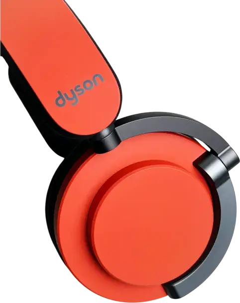 Casca Wireless Dyson OnTrac Over-Ear cu Anulare Activa a Zgomotului ANC, Baterie 55h, Bluetooth 5.0, Constructie Aluminiu, Ceramic Cinnabar