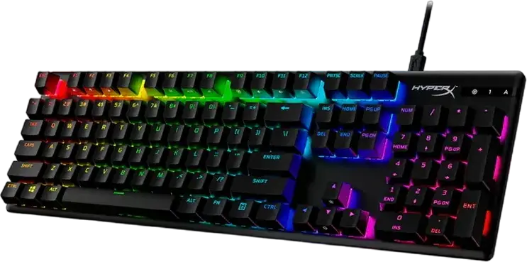 Tastatură HyperX Alloy Origins PBT, Cu fir, Negru