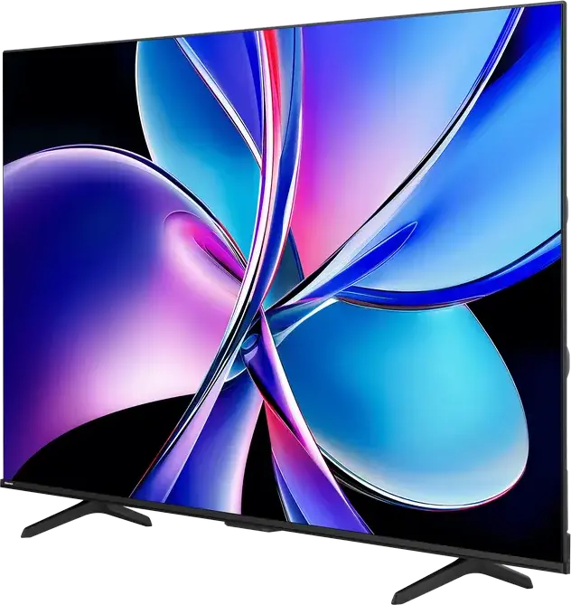 Смарт-ТВ Hisense 85E7Q PRO 85" QLED 4K UHD, 144Гц, HDR10+, VIDAA U8.5, Dolby Atmos, AMD FreeSync Premium, 4x HDMI 2.1, Безрамочный дизайн, Черный