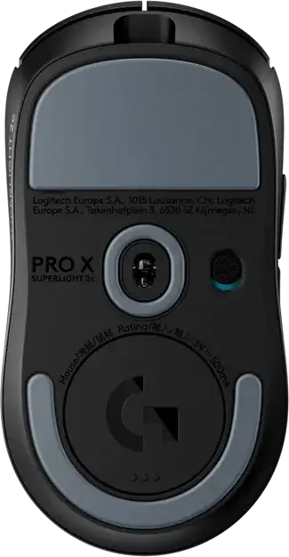 Беспроводная игровая мышь Logitech G PRO X Superlight 2C, оптический сенсор HERO 2 44,000 DPI, частота опроса 8,000 Гц, переключатели LIGHTFORCE, 51г, Black