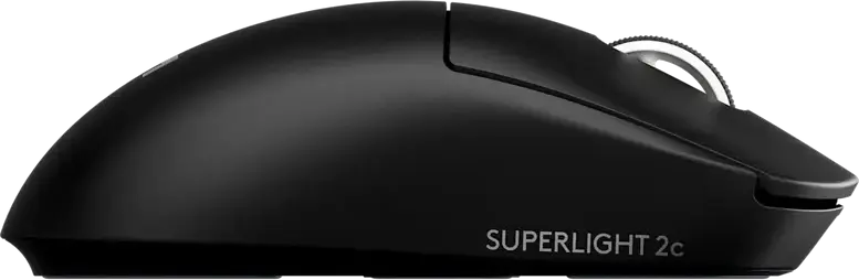 Беспроводная игровая мышь Logitech G PRO X Superlight 2C, оптический сенсор HERO 2 44,000 DPI, частота опроса 8,000 Гц, переключатели LIGHTFORCE, 51г, Black