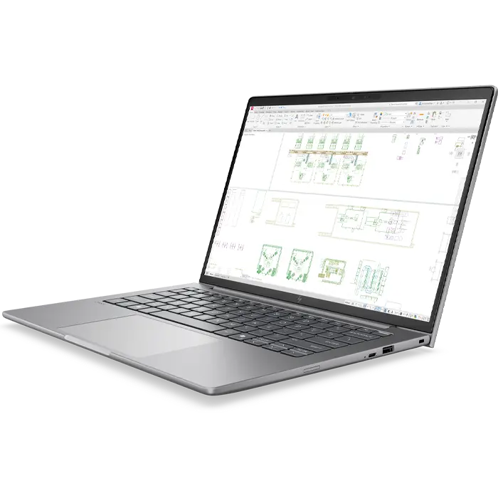 Stație de lucru 14" HP ZBook 8 G2i 14, Grey, Intel Core Ultra 9 386H, 32GB/1024GB, Windows 11 Pro