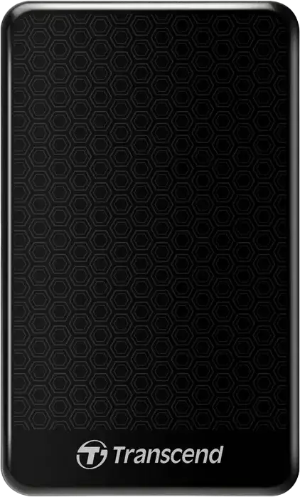 Transcend StoreJet 25A3 Portable External Hard Drive 2.5" HDD 2 TB USB 3.1 Gen 1 5Gbps with Shock Absorber Suspension and One-Touch Auto-Backup