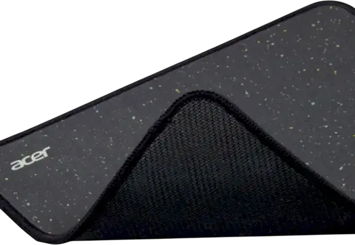 Acer Vero Mouse Pad GP.MSP11.00B, 220x180x3 mm, Recycled Polyester and Natural Rubber, Anti-slip Base, Black