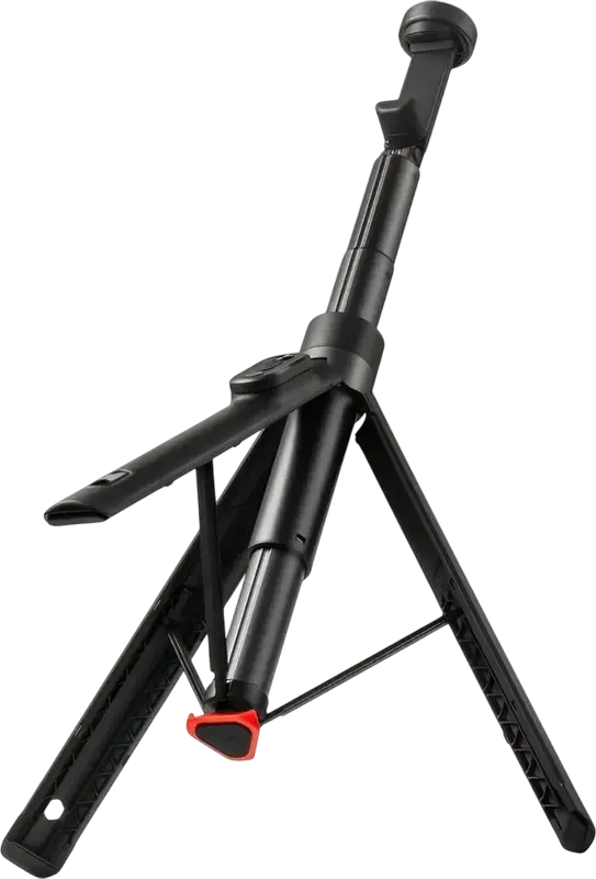 Xiaomi Zoom Floor Selfie Stick Tripod 62 XMBJZPG01YM, Bluetooth Remote, Aluminum Alloy Extendable Pole up to 160cm, Rotatable Phone Clip, Black
