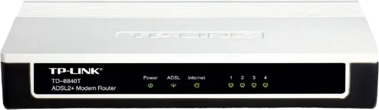 Router Modem TP-Link TD-8840T ADSL2+, Viteza Downstream pana la 24 Mbps, 4 Porturi Ethernet 10/100 Mbps, Annex M, QoS, Firewall Dual Active