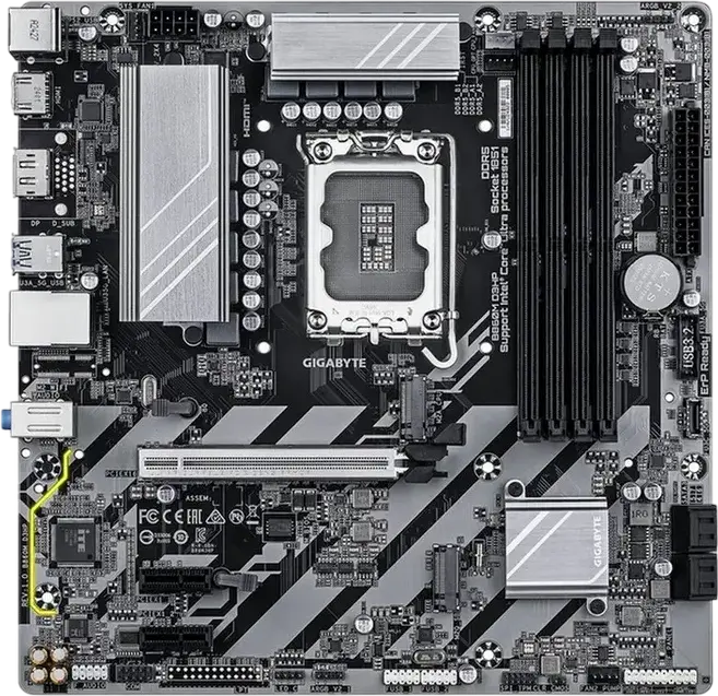 Placă de bază Gigabyte B860M D3HP, LGA1851, Intel B860, Micro-ATX
