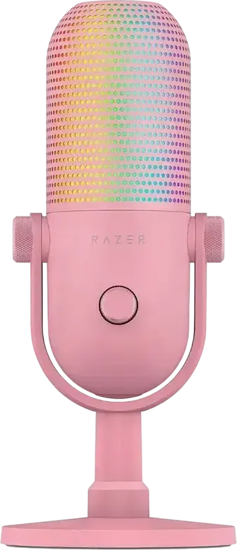 Microfon Gaming Razer Seiren V3 Chroma, Cu fir, Quartz