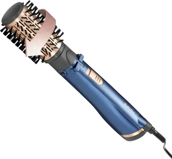 Uscător de păr-perie BaByliss AS966ROE, 1000W, Albastru