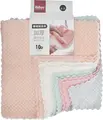 Lavete de curatare din microfibra, 10 buc, absorbante, cu texturi din fleece coral și waffle, 25 x 25 cm, design gros, utilizare uda sau uscata