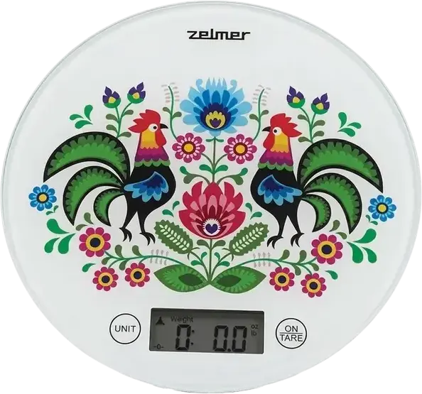Cântar electronic de bucătărie Zelmer ZKS1611, Alb