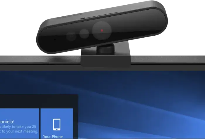 Lenovo Performance FHD Webcam 1080p Full HD, 95° FOV, Dual Microphones, Windows Hello Facial Recognition, Privacy Shutter, USB Interface, Black