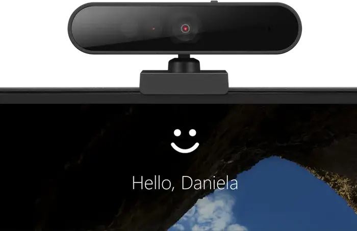 Lenovo Performance FHD Webcam 1080p Full HD, 95° FOV, Dual Microphones, Windows Hello Facial Recognition, Privacy Shutter, USB Interface, Black