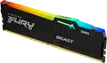 Kit Memorie RAM Kingston FURY Beast RGB 32GB (2x16GB) DDR5 6400MHz PC5-48000 CL32 KF564C32BBEAK2-32 Intel XMP 3.0 AMD EXPO Negru