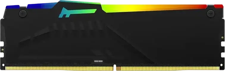 Kit Memorie RAM Kingston FURY Beast RGB 32GB (2x16GB) DDR5 6400MHz PC5-48000 CL32 KF564C32BBEAK2-32 Intel XMP 3.0 AMD EXPO Negru