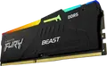 Kit Memorie RAM Kingston FURY Beast RGB 32GB (2x16GB) DDR5 6400MHz PC5-48000 CL32 KF564C32BBEAK2-32 Intel XMP 3.0 AMD EXPO Negru