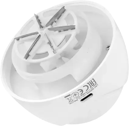 Scurtator de scame Ardesto LSH-T1L, lame din otel inoxidabil 7200 RPM, baterie litiu 600mAh, incarcare USB-C, indicatori LED, Alb