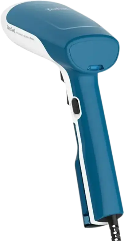 Ручной отпариватель для одежды Tefal DT6130E0, 1300 Вт, Постоянный пар 20 г/мин, Резервуар 70 мл, Керамическое покрытие, Антикапельная система, Белый и Синий