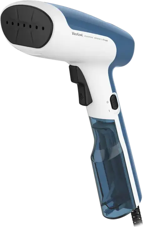 Aparat de călcat vertical cu aburi Tefal DT6130E0, Alb Albastru
