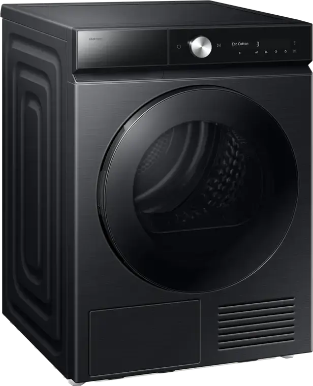 Uscator Condensare cu Pompa de Calda Samsung Bespoke AI DV90DB8845GBU4, Capacitate 9 kg, Clasa Energetica A, AI Optimal Dry, WiFi SmartThings, Negru