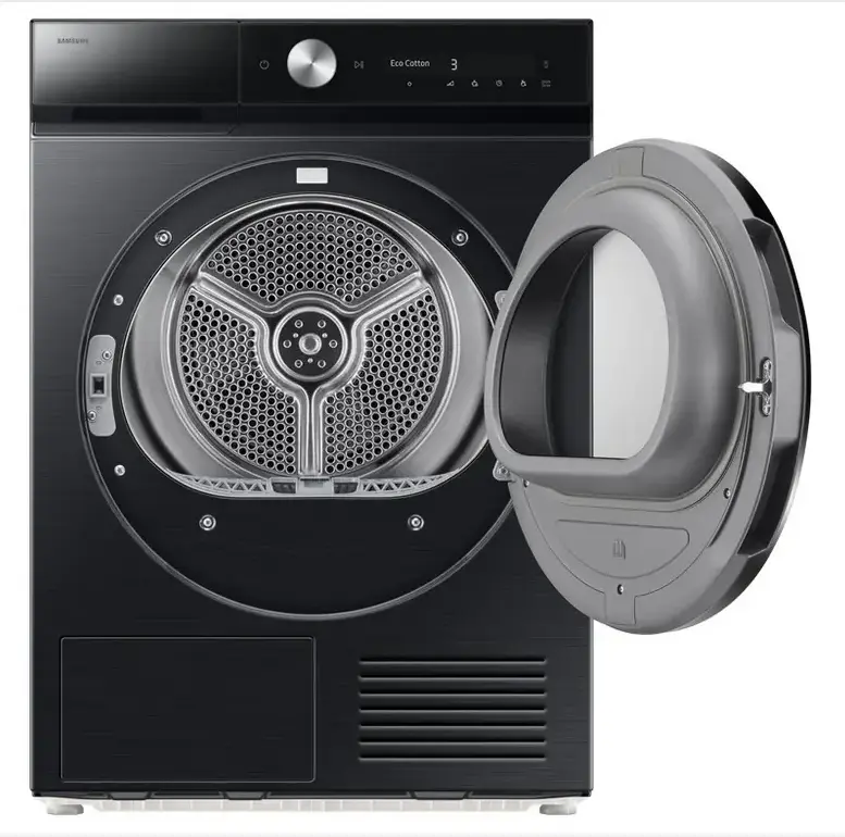 Uscator Condensare cu Pompa de Calda Samsung Bespoke AI DV90DB8845GBU4, Capacitate 9 kg, Clasa Energetica A, AI Optimal Dry, WiFi SmartThings, Negru