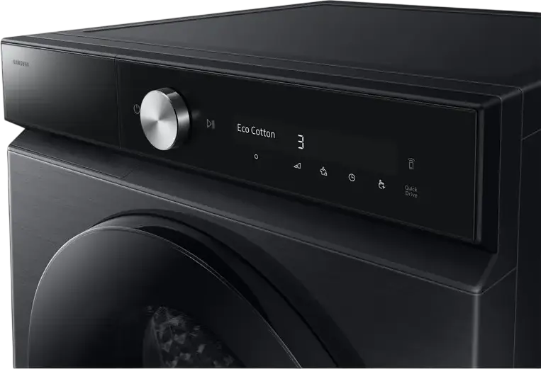 Uscator Condensare cu Pompa de Calda Samsung Bespoke AI DV90DB8845GBU4, Capacitate 9 kg, Clasa Energetica A, AI Optimal Dry, WiFi SmartThings, Negru