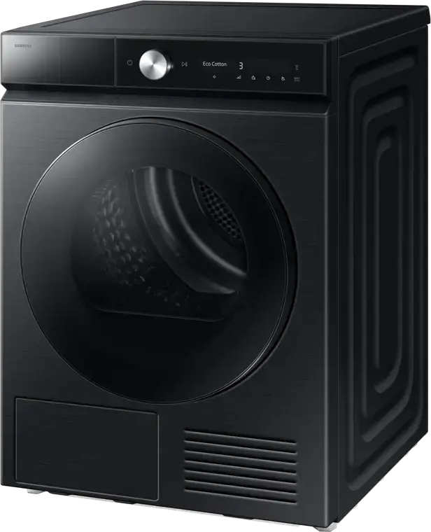 Uscator Condensare cu Pompa de Calda Samsung Bespoke AI DV90DB8845GBU4, Capacitate 9 kg, Clasa Energetica A, AI Optimal Dry, WiFi SmartThings, Negru