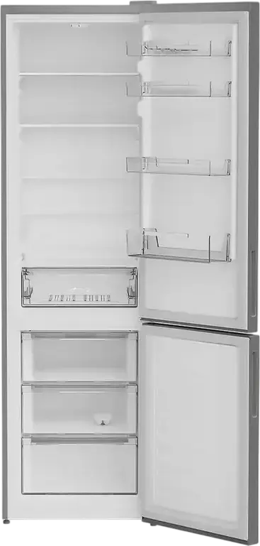 Indesit INKS 1401 S4E Free-standing Combi Refrigerator, Bottom Freezer, 386L Total Net Volume, Stainless Steel, LED Lighting, Energy Class E