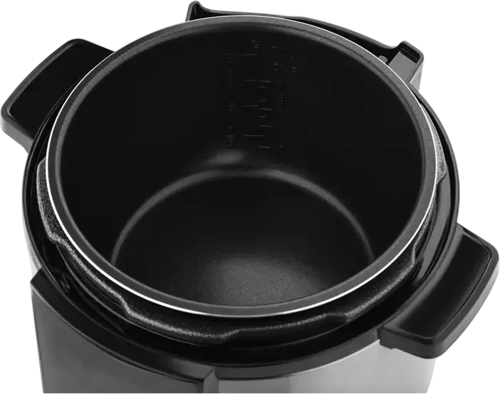 Ardesto MPC-P225 Electric Pressure Cooker Multicooker, 5L Cast Aluminum Non-Stick Bowl, 900W, 22 Automatic Programs, LED Touch Control, Silver/Black