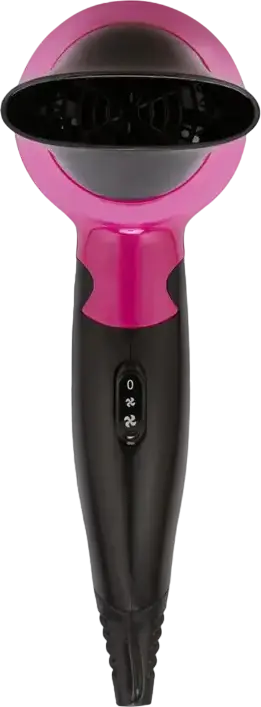 Maxwell MW-2007 Compact Hair Dryer 1200W, Foldable Handle, Cold Air Shot, Overheating Protection, 2 Temperature and Speed Settings with Concentrator Nozzle