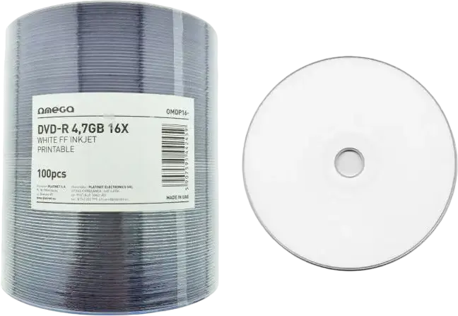 DVD Omega 44245, 100buc, Spindle